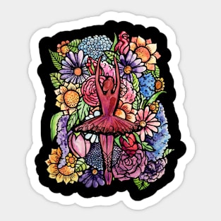 Ballet Bouquet Sticker